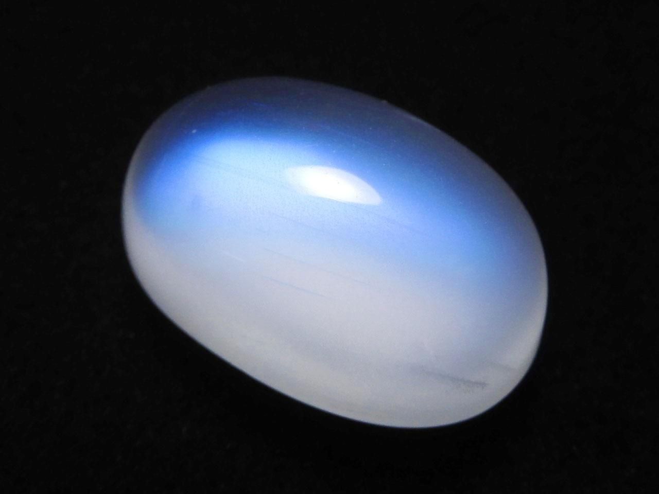 High Quality Sri Lankan Royal Blue Moonstone AAA Cabochon 1pc NO.8 [One of a kind]