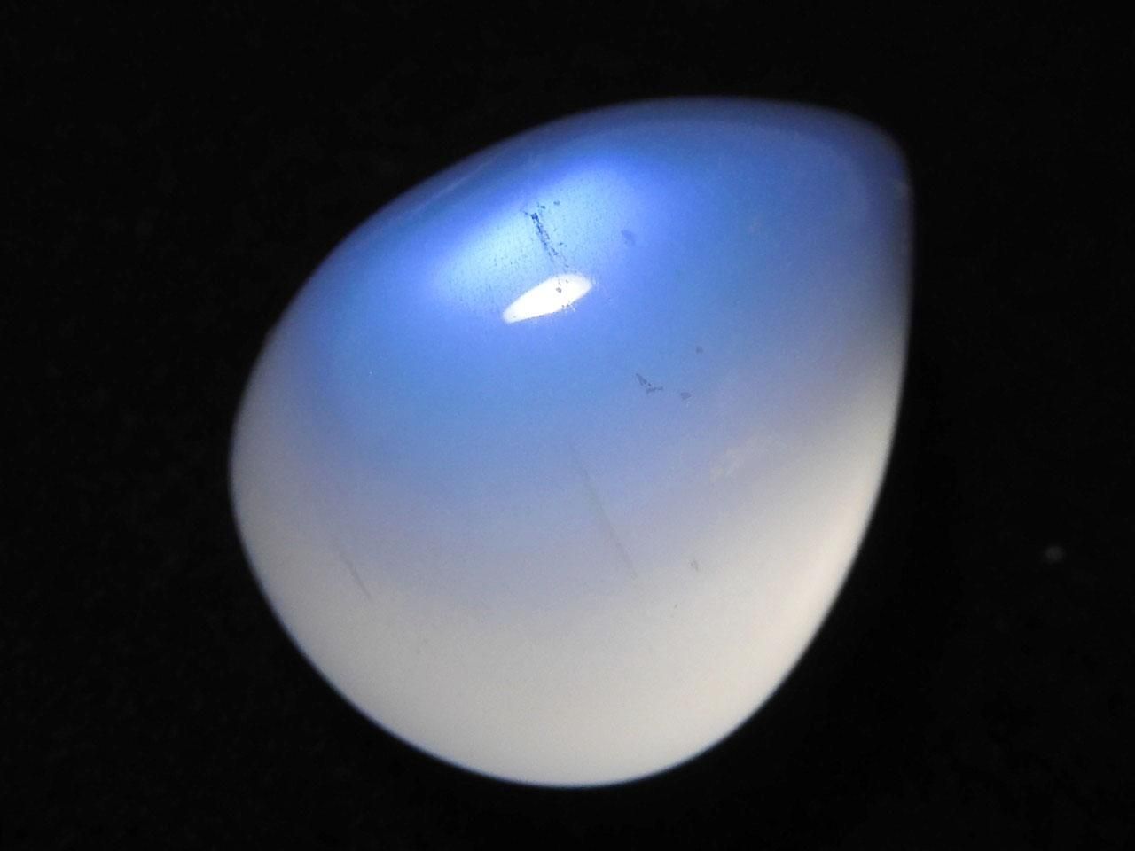 High Quality Sri Lankan Royal Blue Moonstone AAA Cabochon 1pc NO.9 [One of a kind]