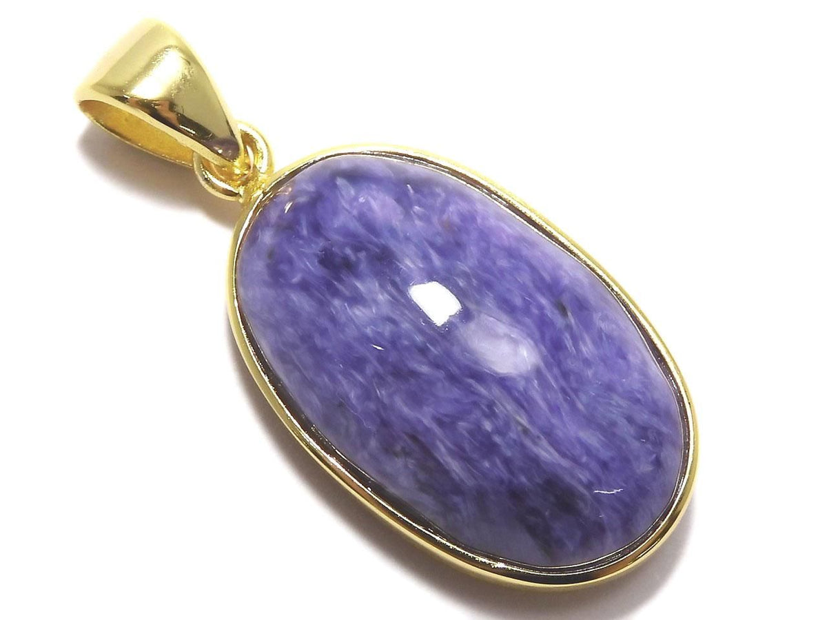 Charoite AAA Pendant 18KGP NO.6 [One of a kind]