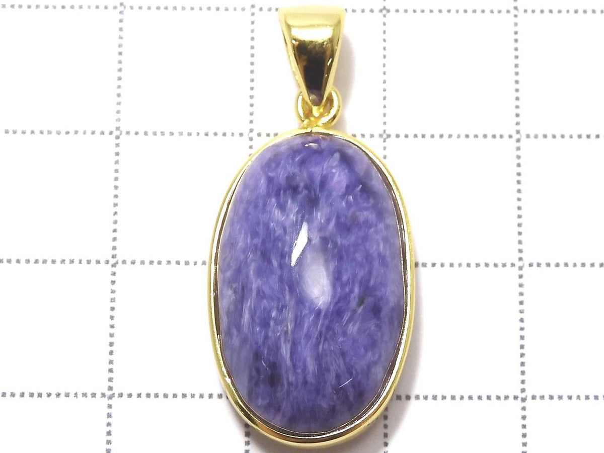 Charoite AAA Pendant 18KGP NO.6 [One of a kind]