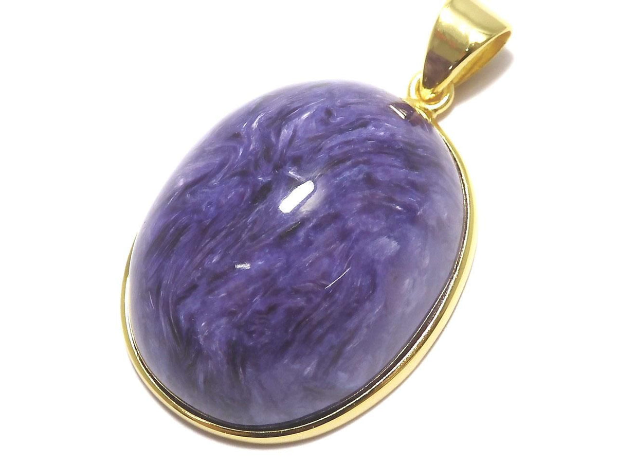 Charoite AAA Pendant 18KGP NO.8 [One of a kind]