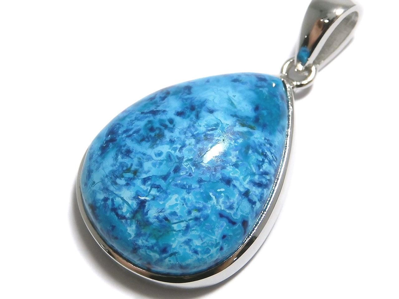 Chrysocolla AAA Pendant Silver925 NO.139 [One of a kind]