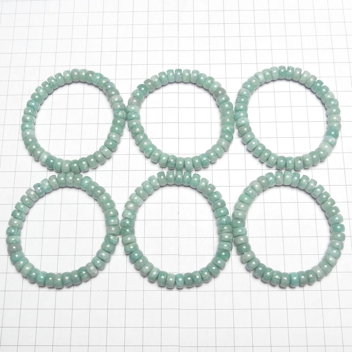 Amazonite AA++ Rondelle 8.5x8.5x4.5mm 1strand beads (Bracelet)