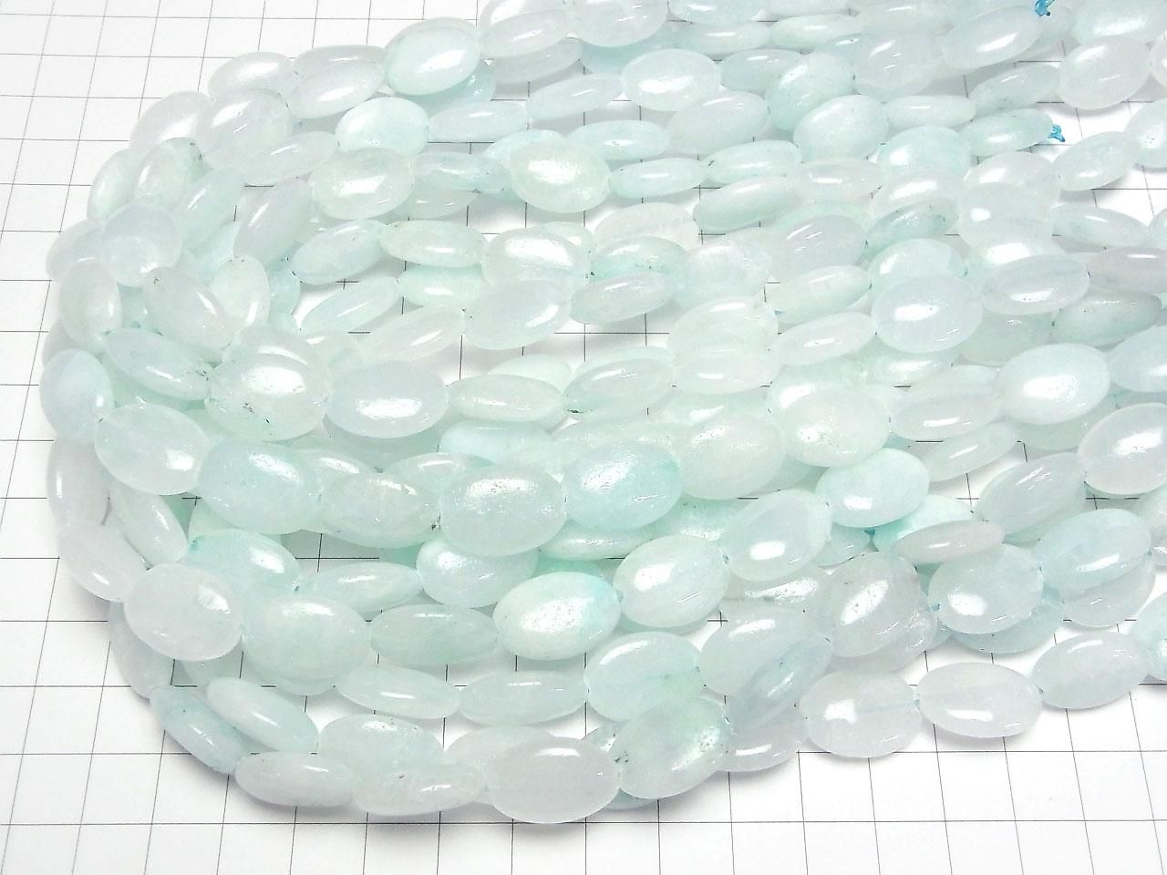Blue Calcite Oval 18x13mm 1strand beads (approx. 14inch/35cm)