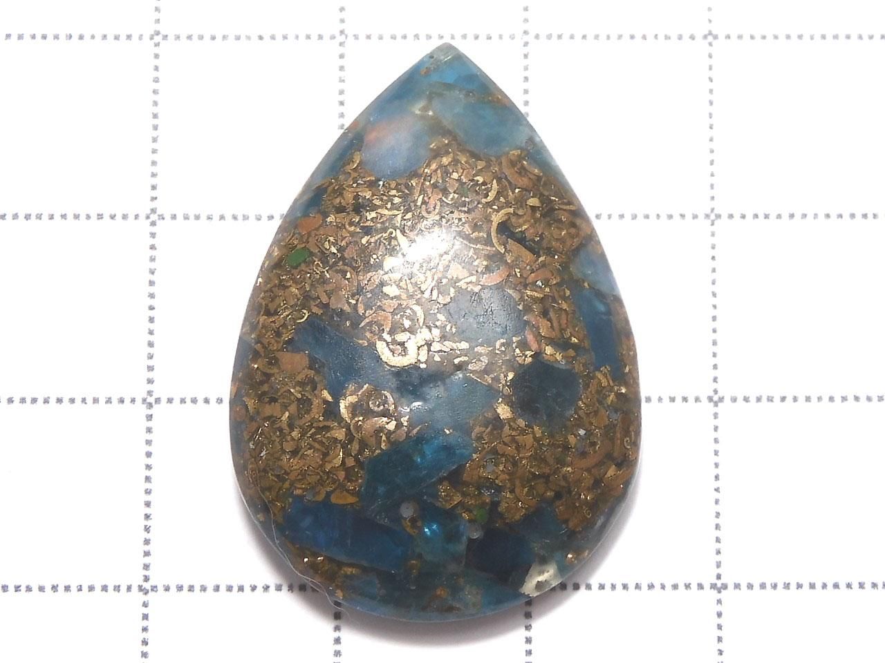 Copper Apatite Cabochon 1pc NO.47 [One of a kind]