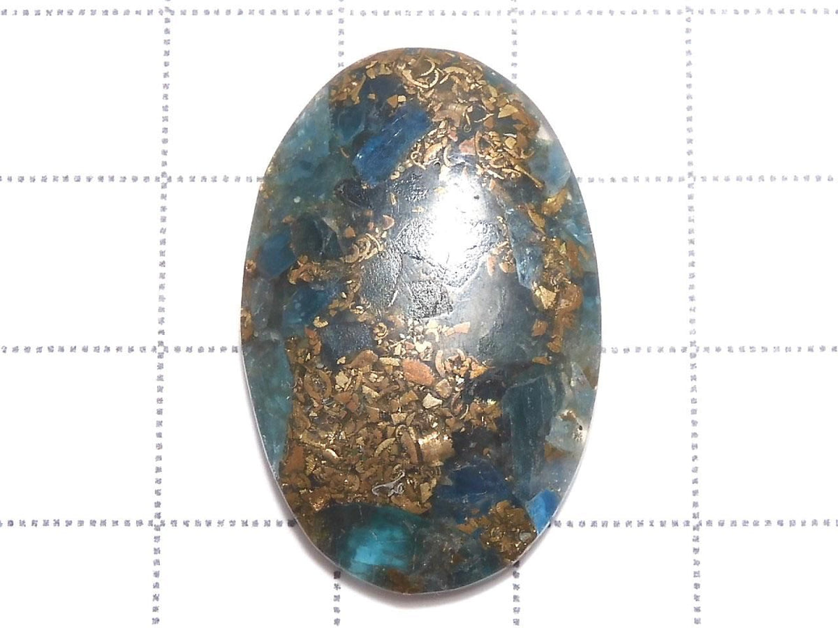 Copper Apatite Cabochon 1pc NO.49 [One of a kind]