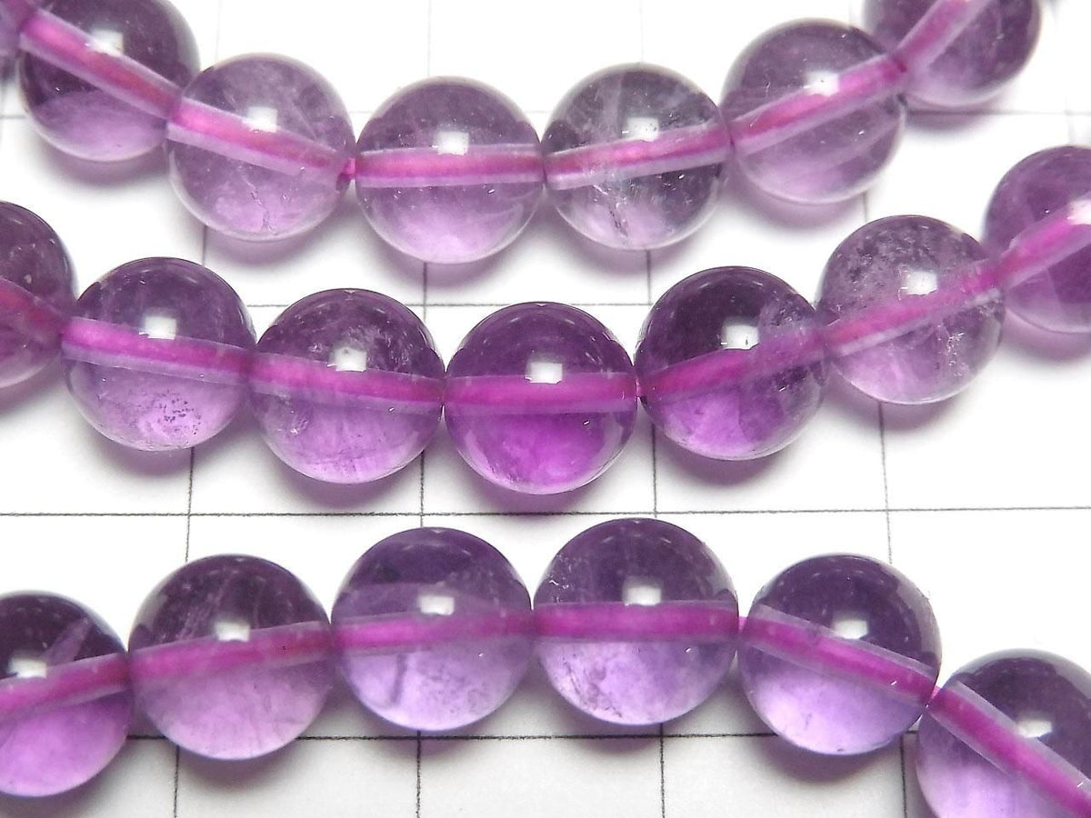 Purple Fluorite AAA Round 8mm 1strand beads (Bracelet)