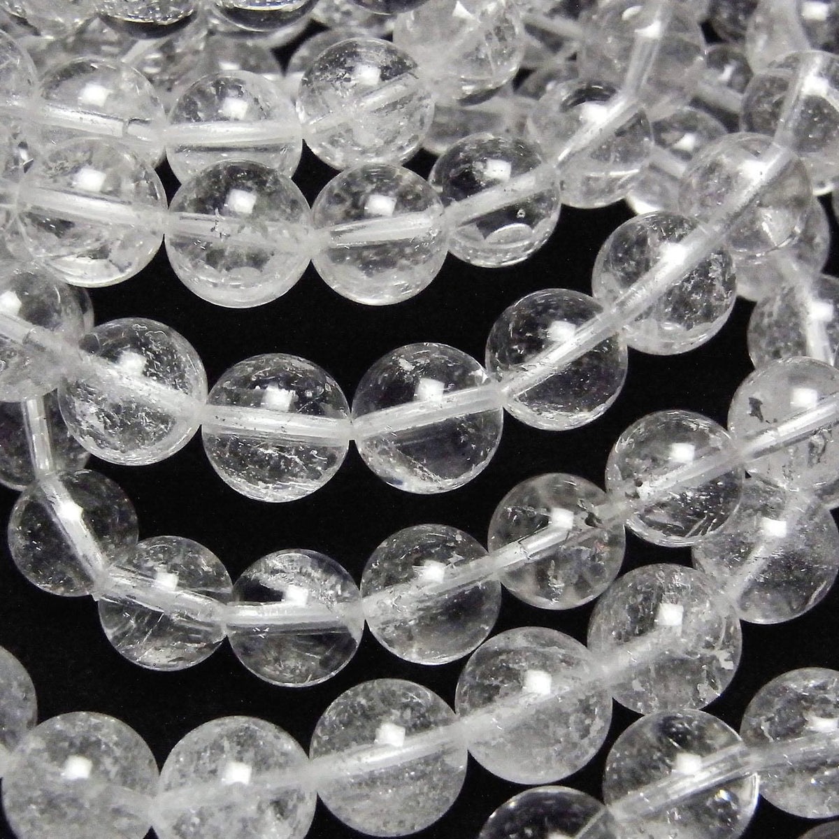 Pakistani Himalayan Quartz AA+ Round 8mm 1strand beads (Bracelet)