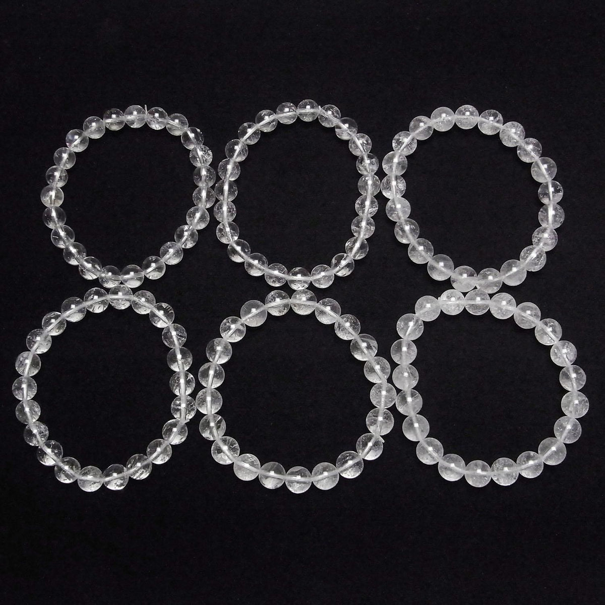 Pakistani Himalayan Quartz AA+ Round 8mm 1strand beads (Bracelet)