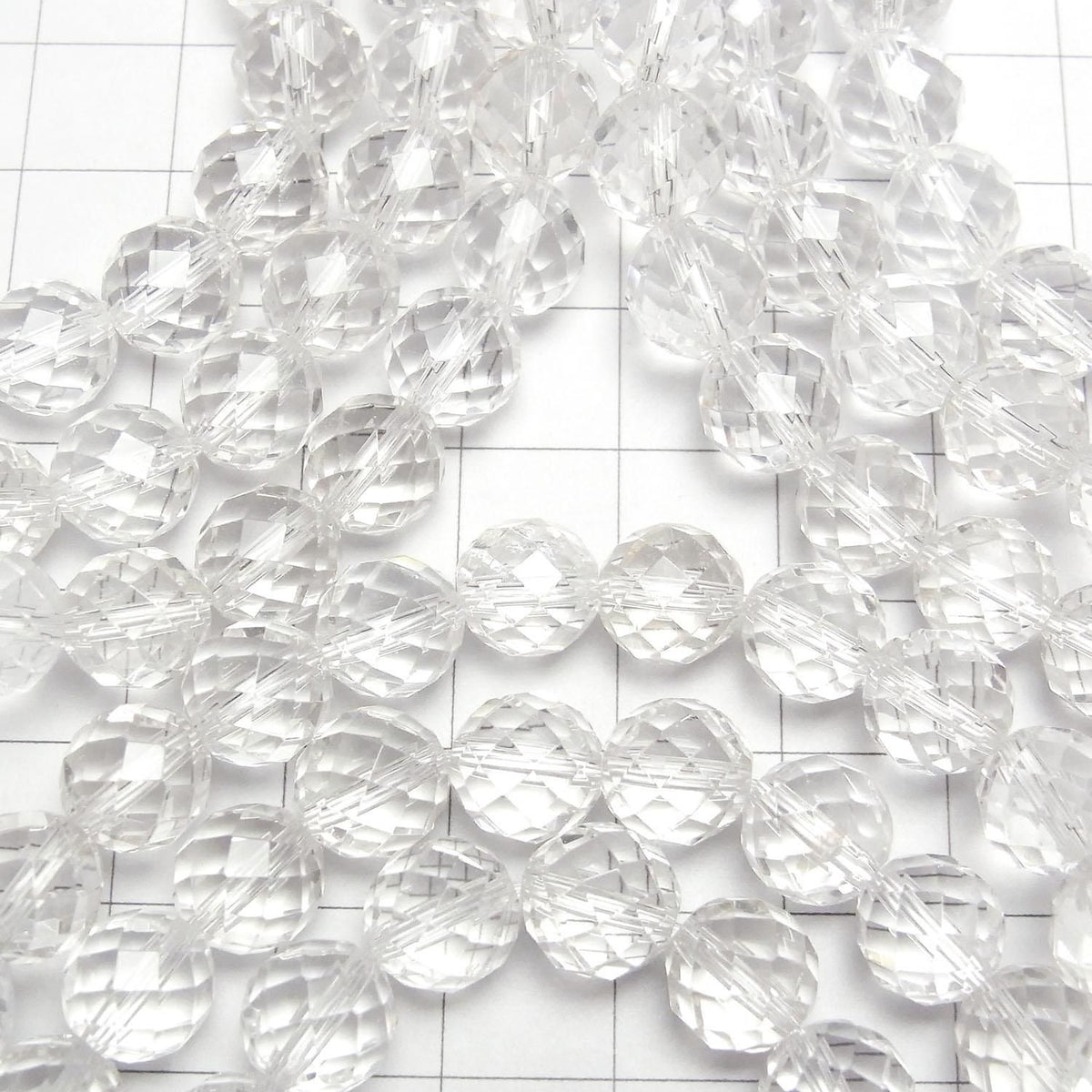 Crystal AAA- 64 Faceted Round 8mm 1strand beads (Bracelet) High Quality!