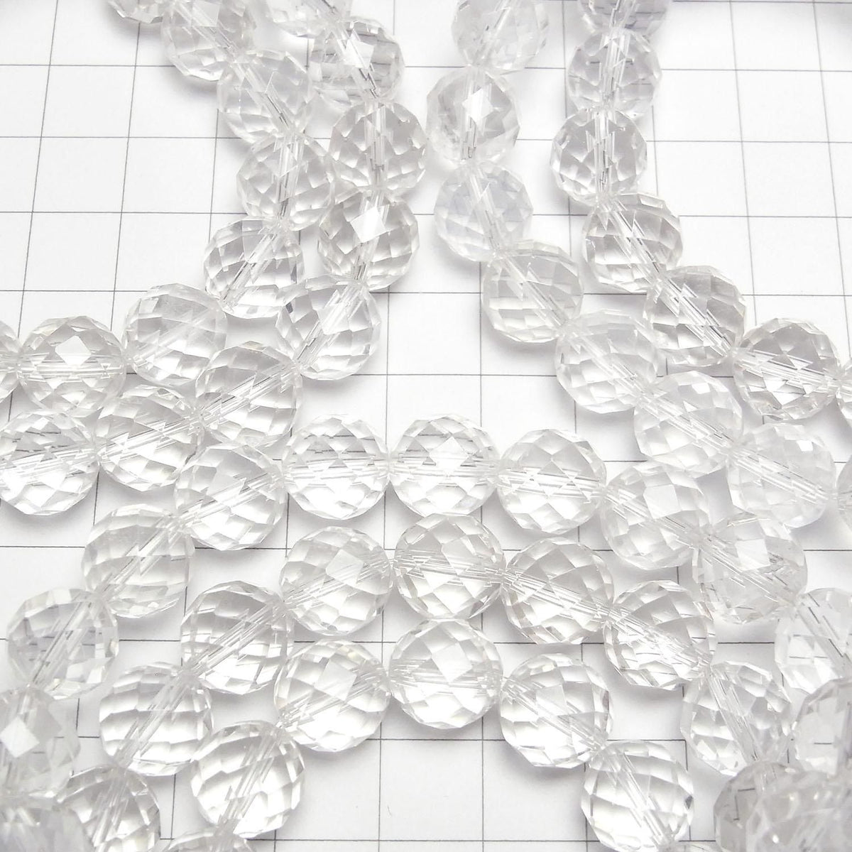 Crystal AAA- 64 Faceted Round 10mm 1strand beads (Bracelet) High Quality!