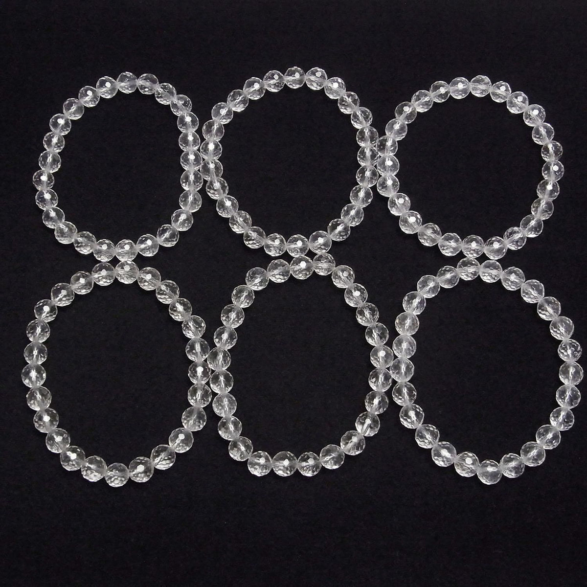 Crystal AAA- 128 Faceted Round 7mm 1strand beads (Bracelet) High Quality!