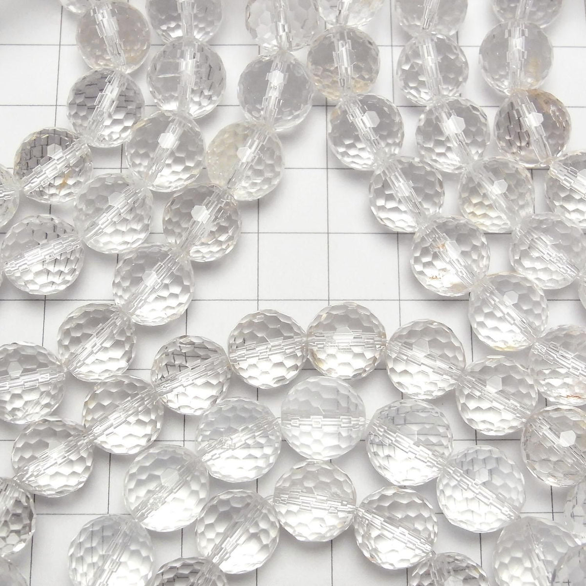 Crystal AAA- 128 Faceted Round 11mm 1strand beads (Bracelet) High Quality!