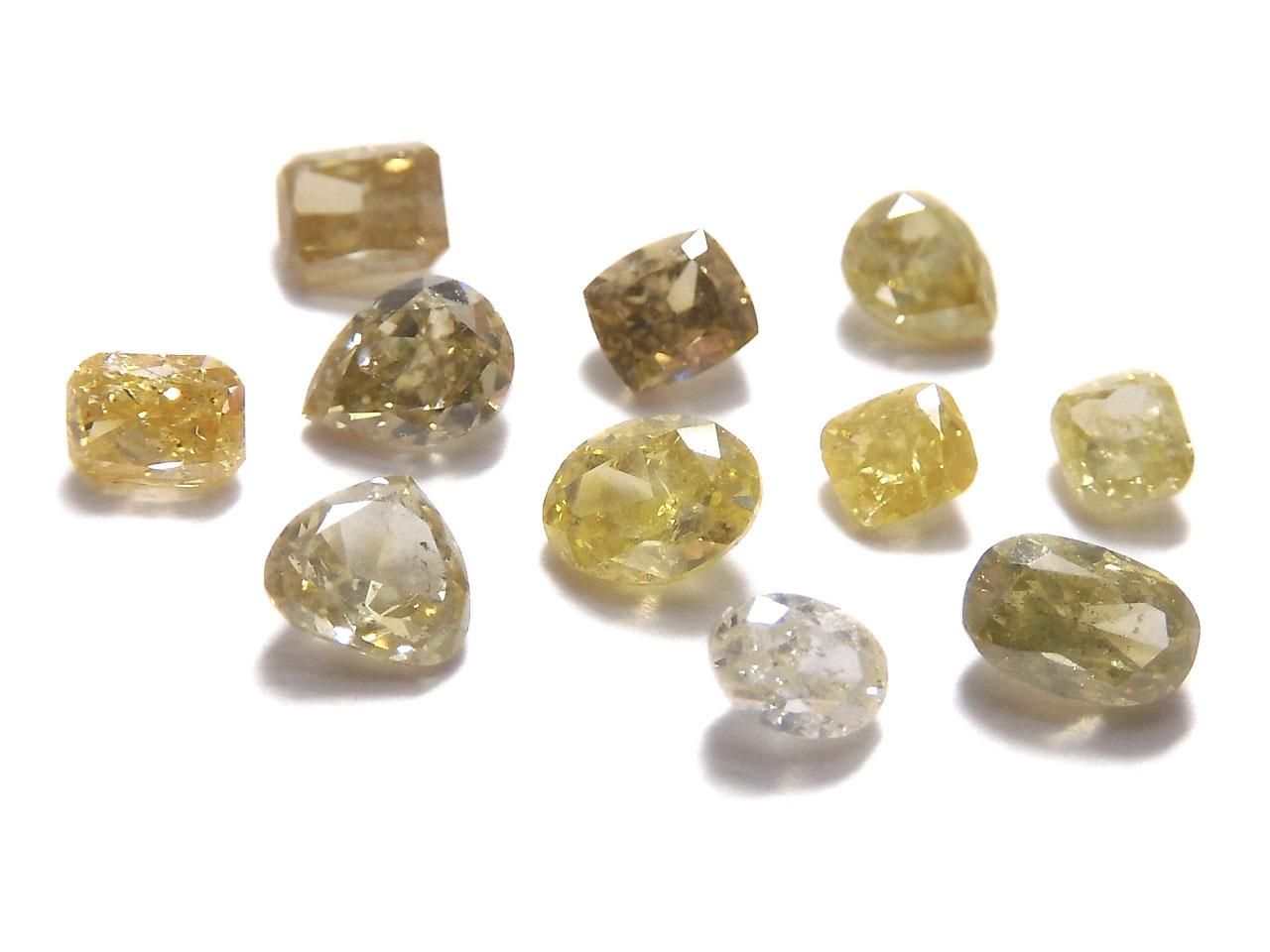Diamond Loose Stone Faceted 11pcs Set NO.1 [One of a kind]