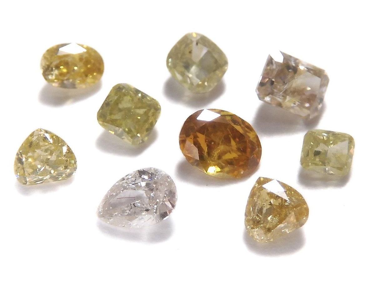Diamond Loose Stone Faceted 9pcs Set NO.2 [One of a kind]