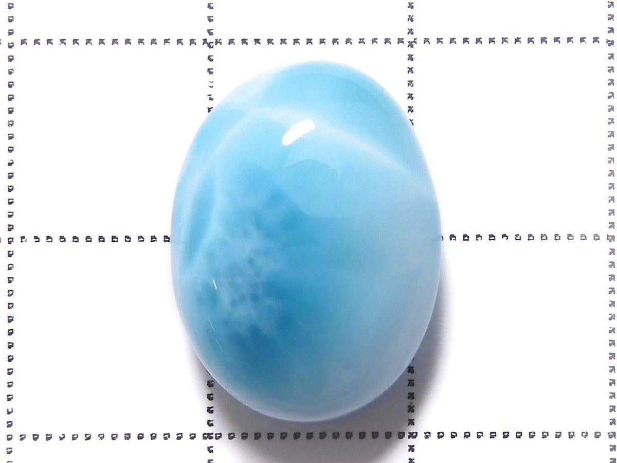 High Quality Larimar Pectolite AAA Cabochon 1pc NO.508 [One of a kind]