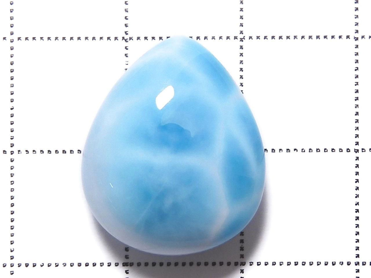 High Quality Larimar Pectolite AAA Cabochon 1pc NO.509 [One of a kind]