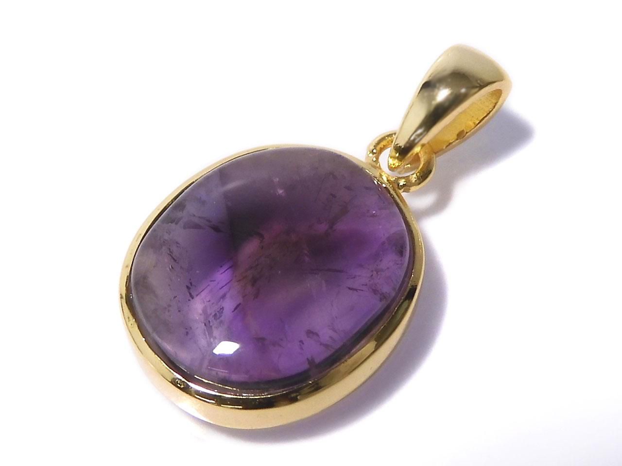 Phantom Amethyst Pendant 18KGP NO.36 [One of a kind]