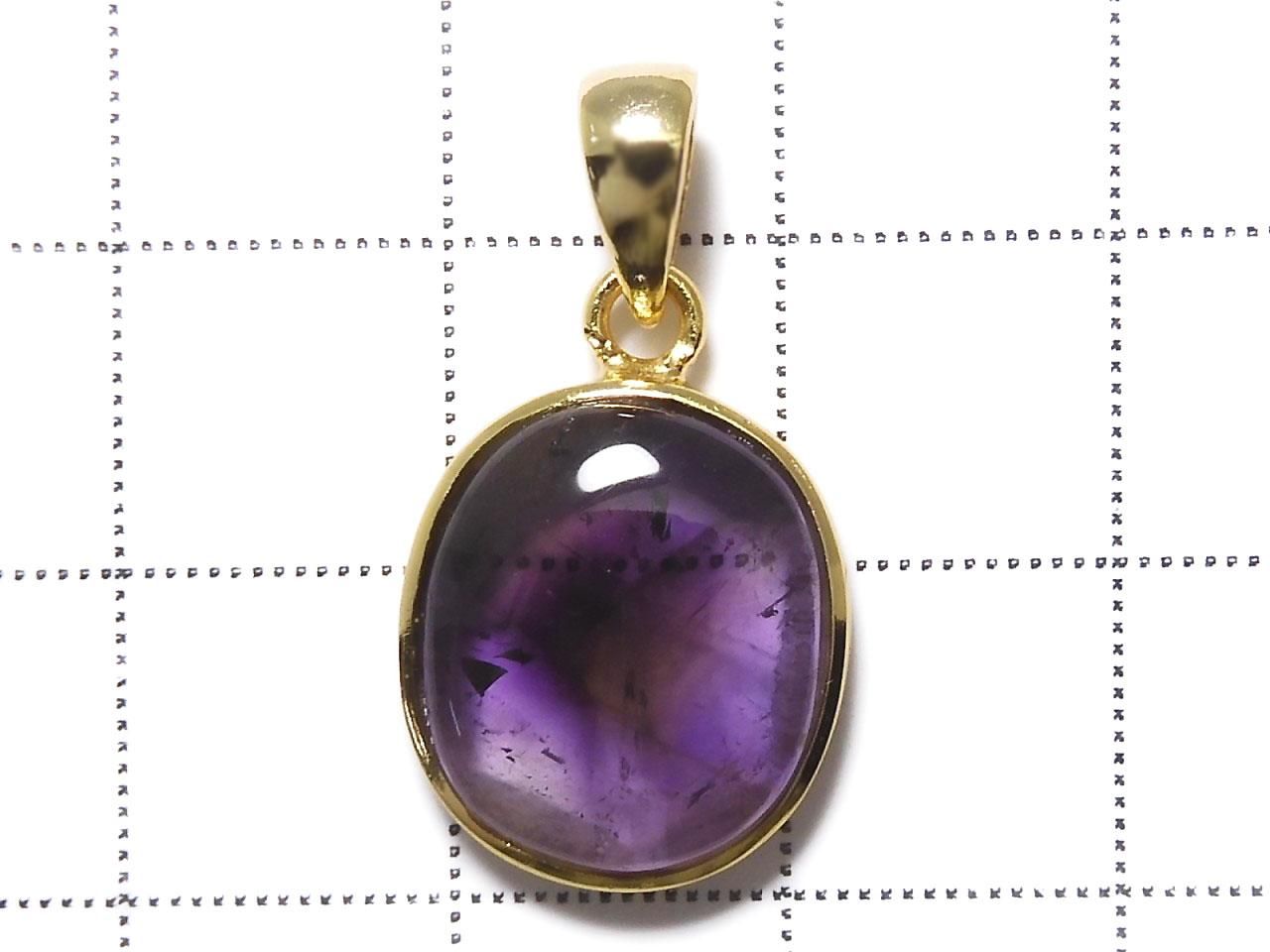 Phantom Amethyst Pendant 18KGP NO.36 [One of a kind]