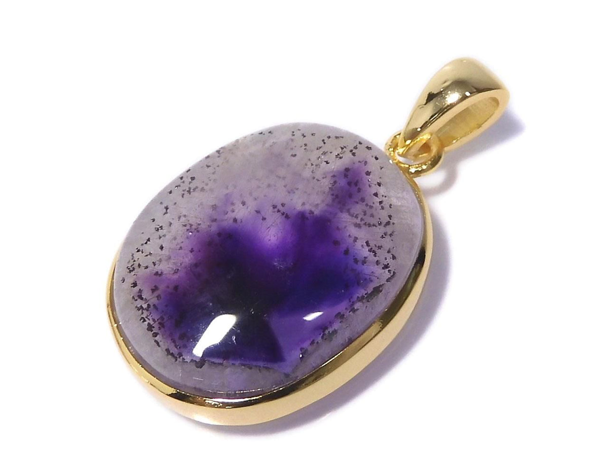 Phantom Amethyst Pendant 18KGP NO.40 [One of a kind]