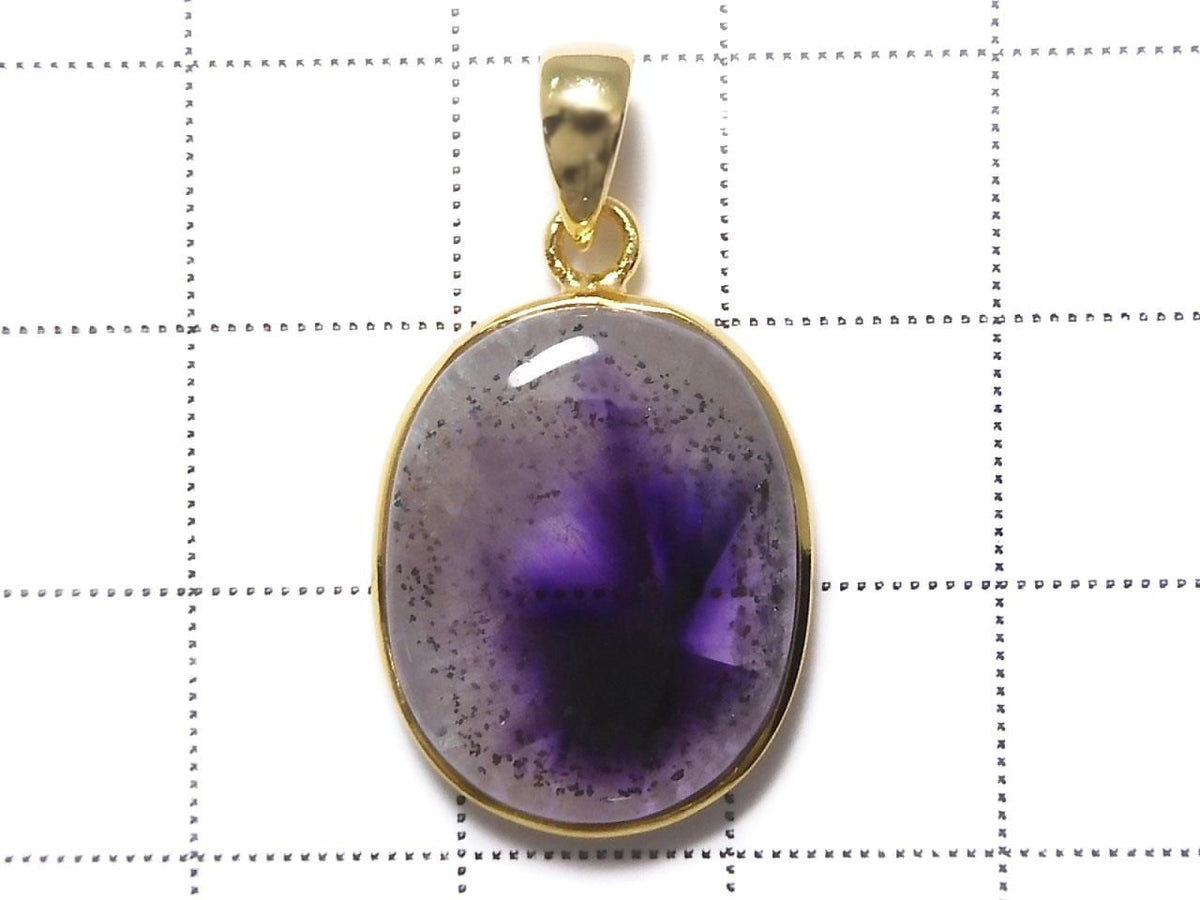 Phantom Amethyst Pendant 18KGP NO.40 [One of a kind]