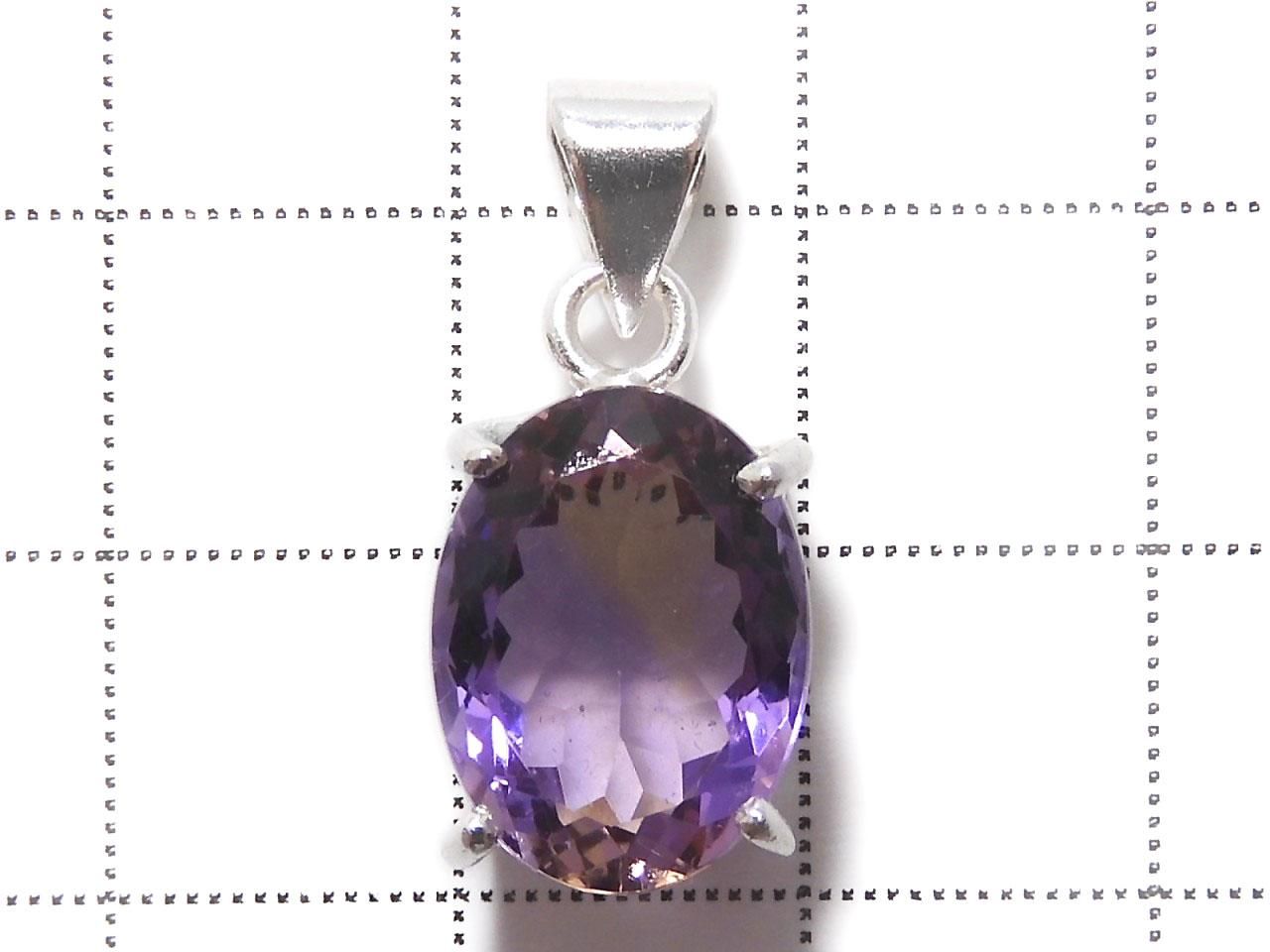 High Quality Ametrine AAA Faceted Pendant Silver925 NO.271 [One of a kind]