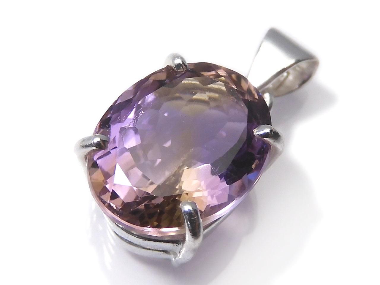 High Quality Ametrine AAA Faceted Pendant Silver925 NO.274 [One of a kind]