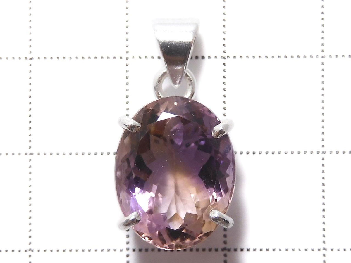 High Quality Ametrine AAA Faceted Pendant Silver925 NO.274 [One of a kind]