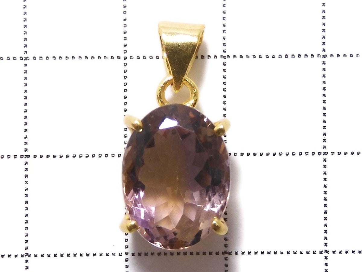 High Quality Ametrine AAA Faceted Pendant 18KGP NO.277 [One of a kind]