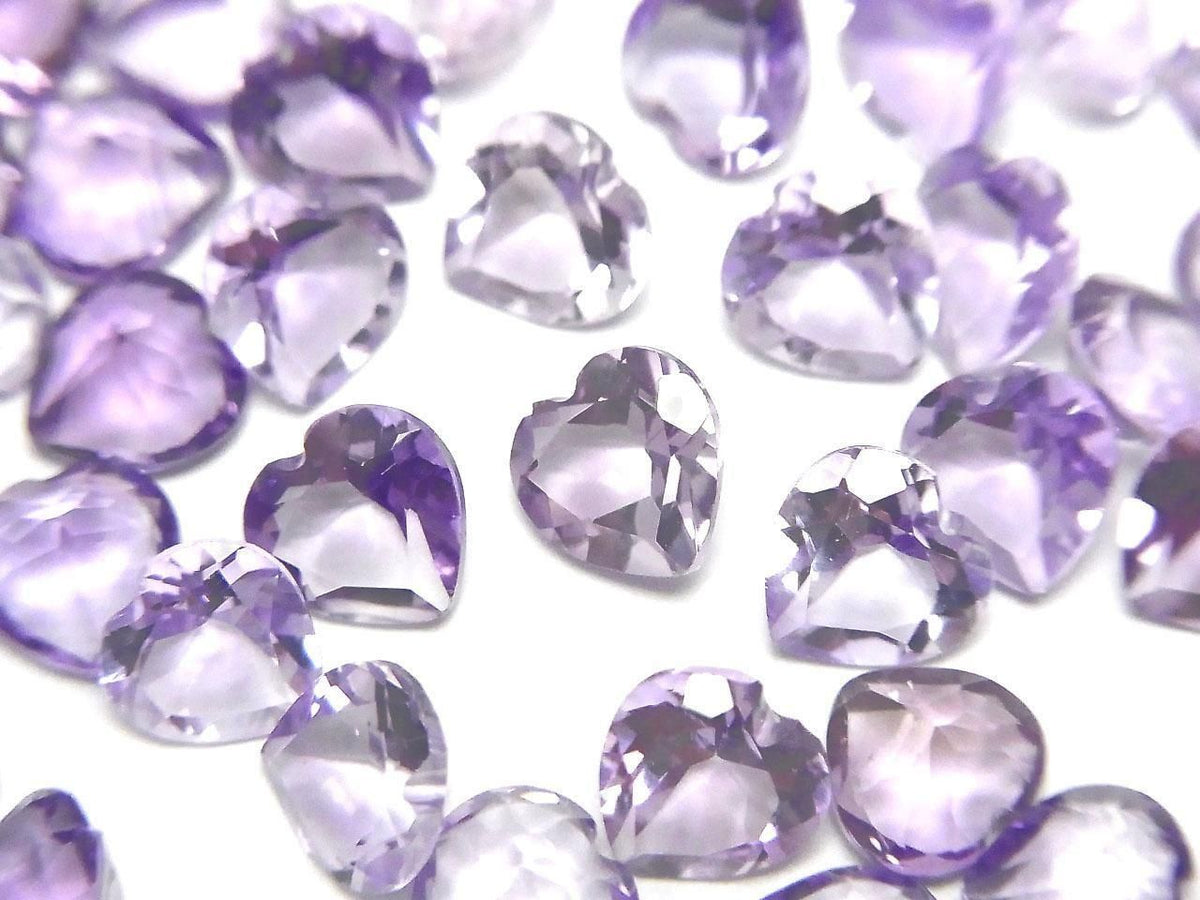 High Quality AAA Amethyst Loose Stone Heart Shape Faceted 6x6mm 5pcs