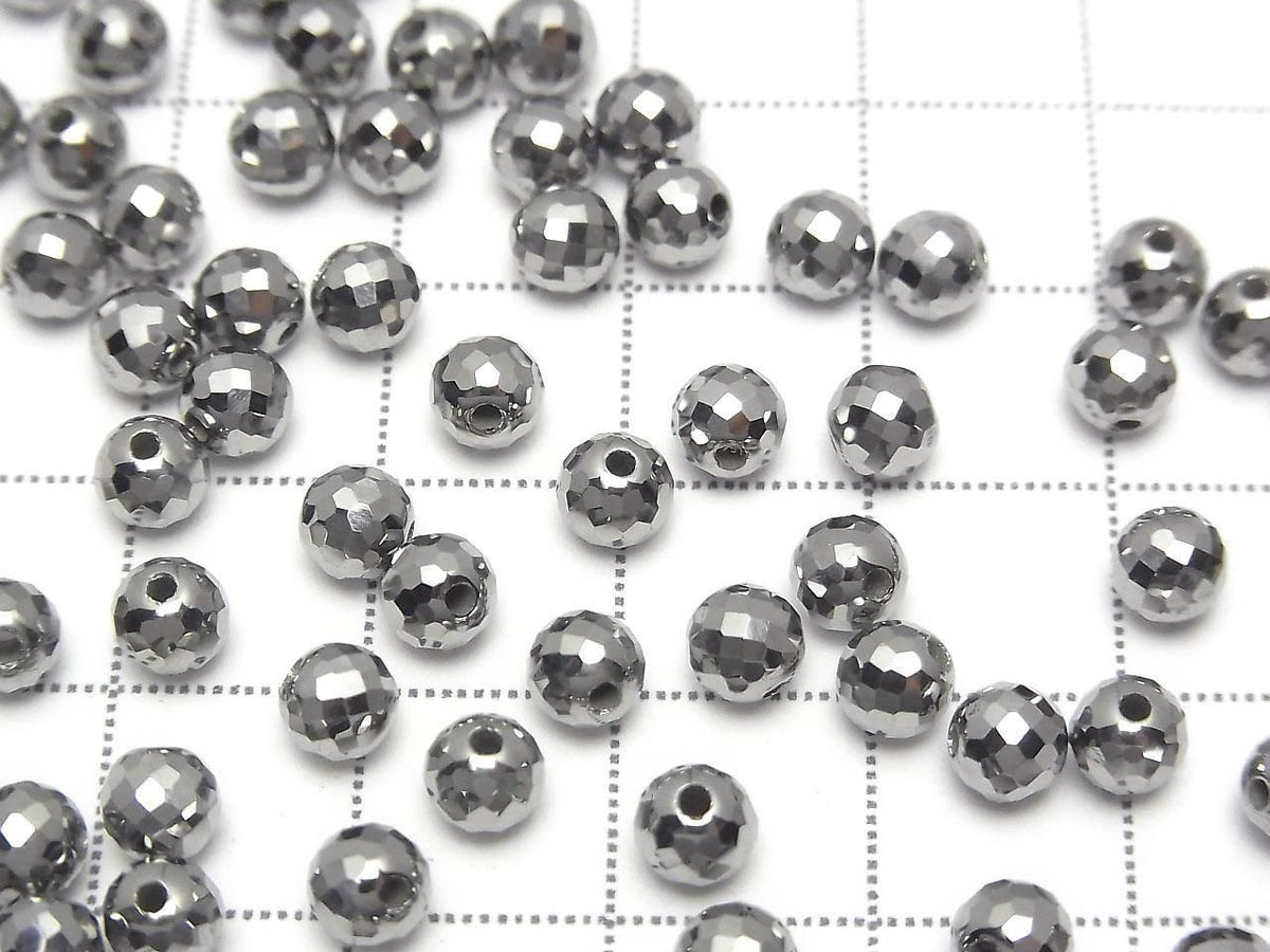 Germanium Faceted Round 4.5mm [Drilled Hole ] 1pc