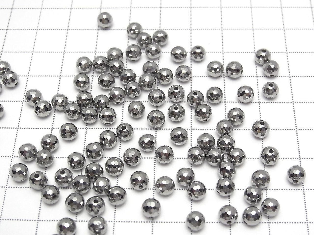 Germanium Faceted Round 5mm [Drilled Hole ] 1pc