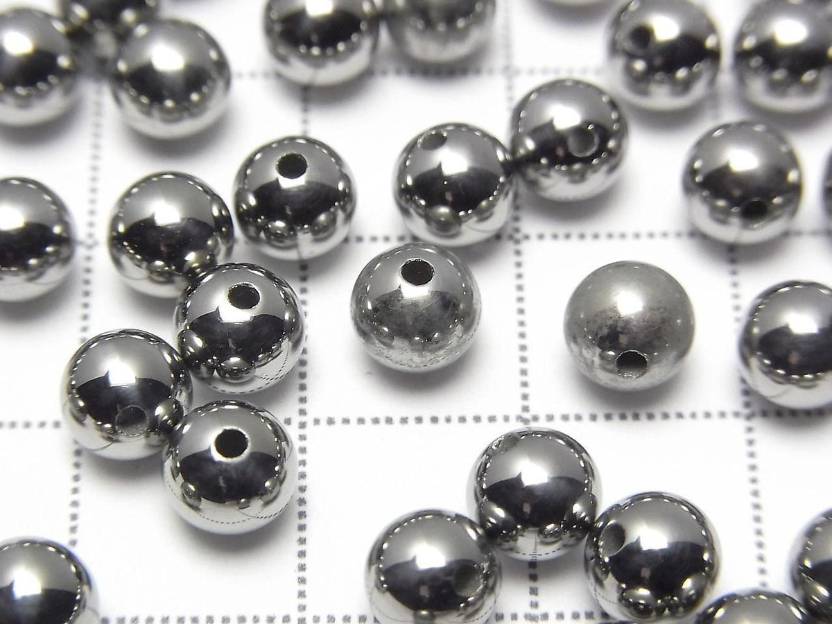 Germanium Round 6mm [Drilled Hole ] 1pc