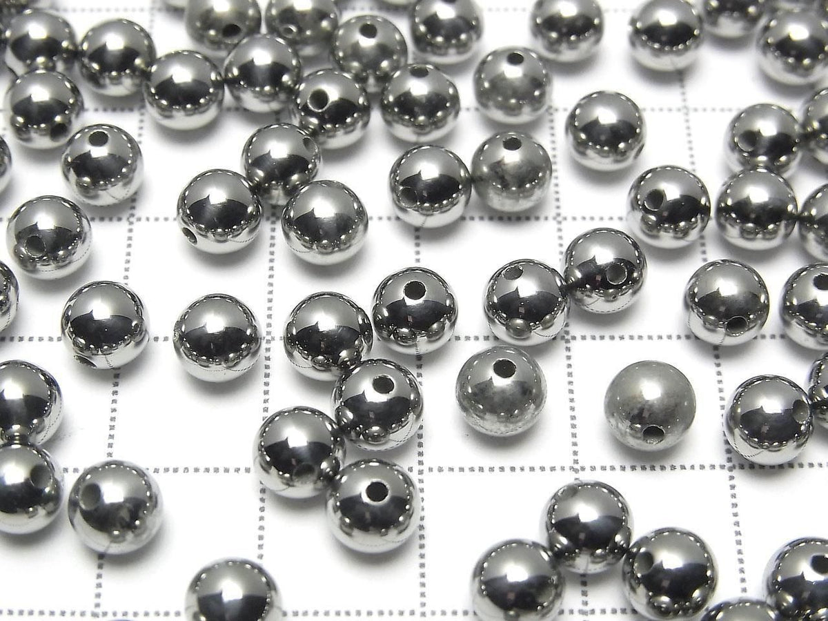 Germanium Round 6mm [Drilled Hole ] 1pc