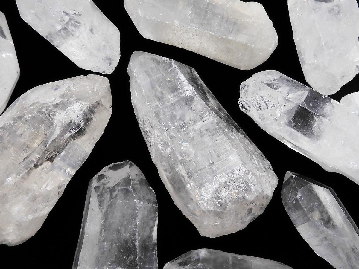 Himalayan Quartz Raw Stone 13pcs Set NO.2 [One of a kind]
