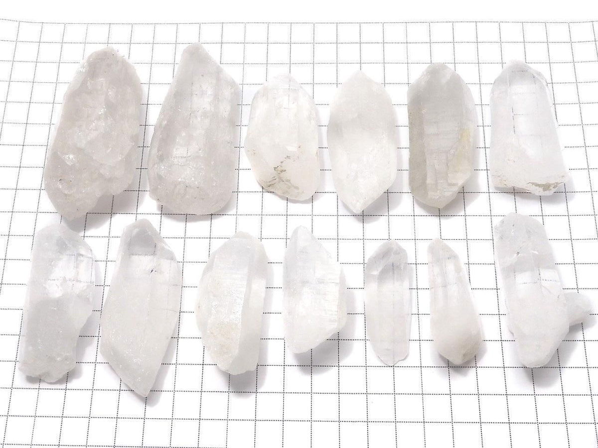 Himalayan Quartz Raw Stone 13pcs Set NO.2 [One of a kind]