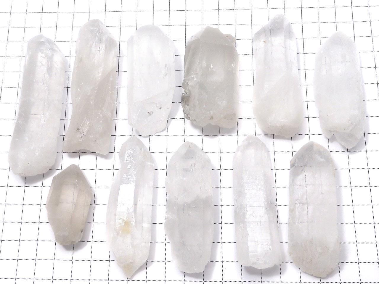 Himalayan Quartz Raw Stone 11pcs Set NO.3 [One of a kind]