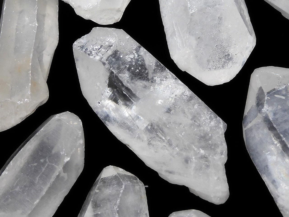 Himalayan Quartz Raw Stone 13pcs Set NO.5 [One of a kind]