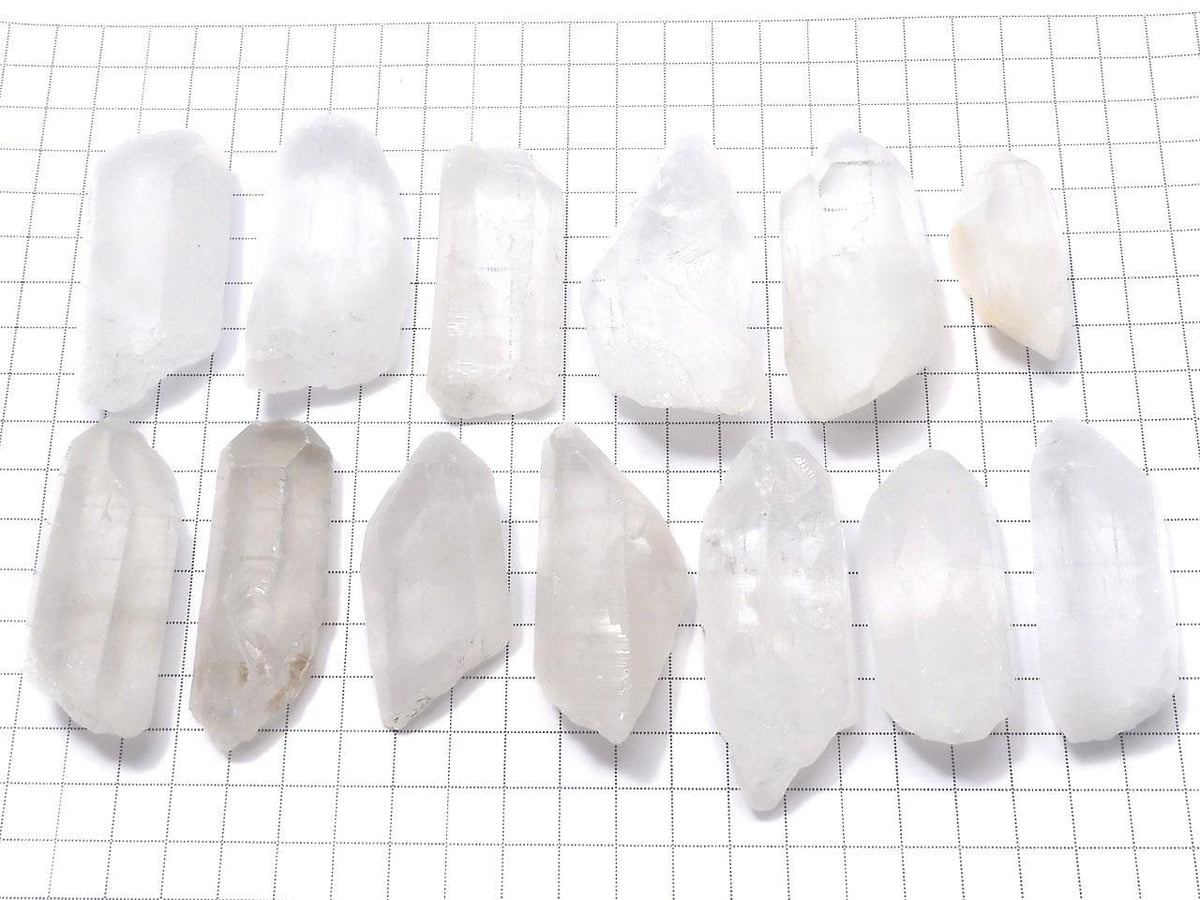 Himalayan Quartz Raw Stone 13pcs Set NO.5 [One of a kind]