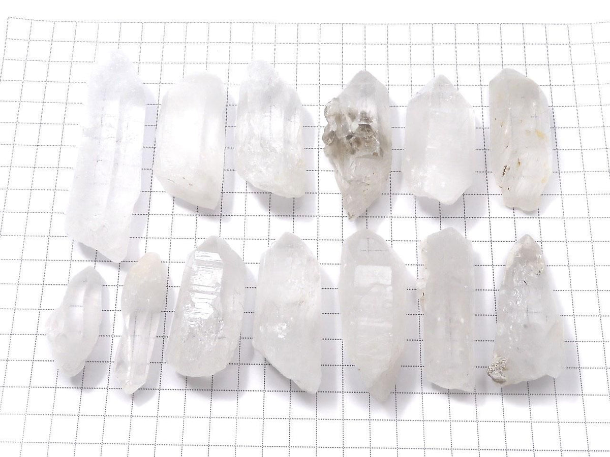 Himalayan Quartz Raw Stone 13pcs Set NO.7 [One of a kind]