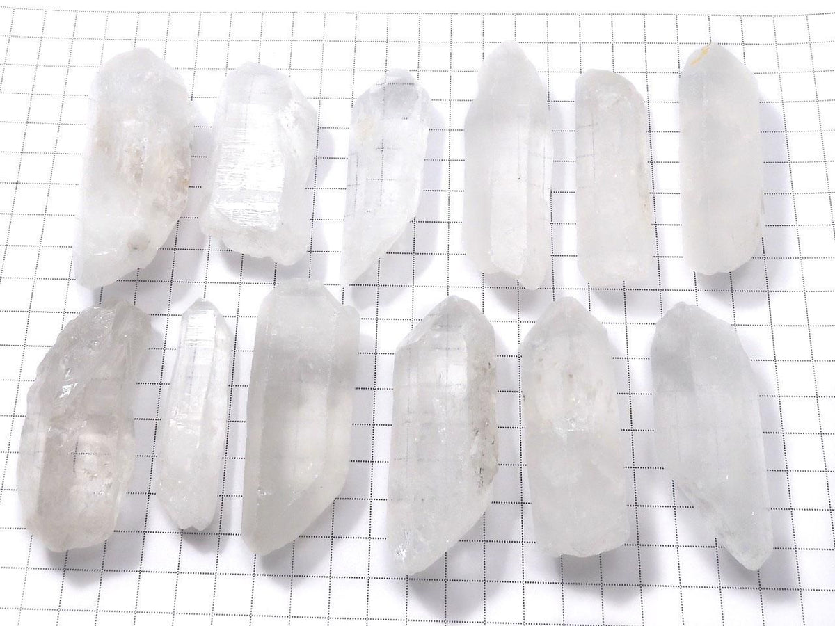 Himalayan Quartz Raw Stone 12pcs Set NO.8 [One of a kind]