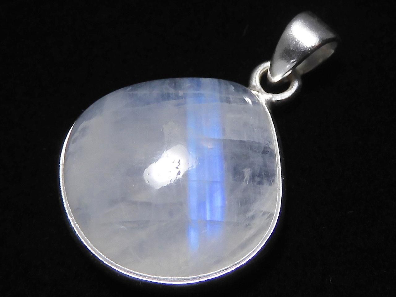 High Quality Rainbow Moonstone AA++ Pendant Silver925 NO.3 [One of a kind]