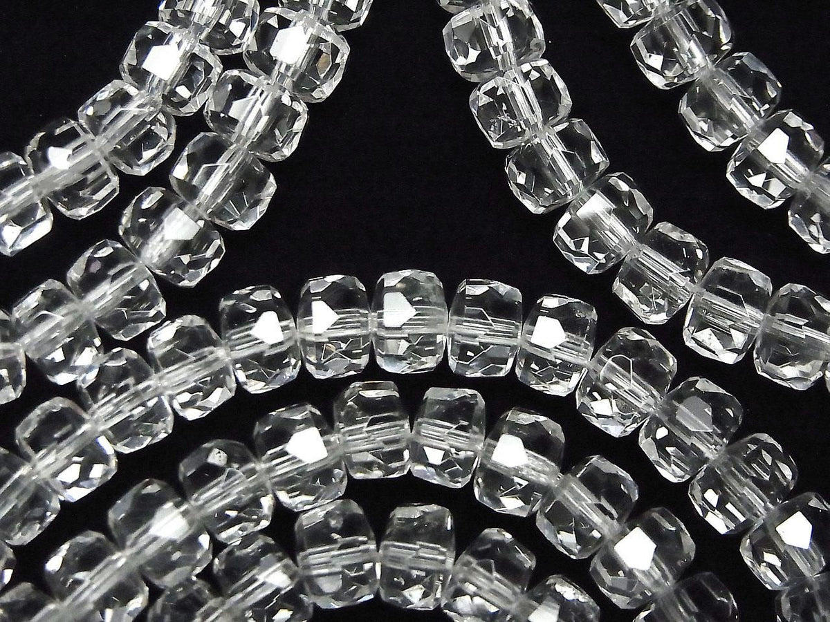 High Quality Crystal AAA- Faceted Button Rondelle 7x7x4.5mm 1strand beads (Bracelet) High Quality!