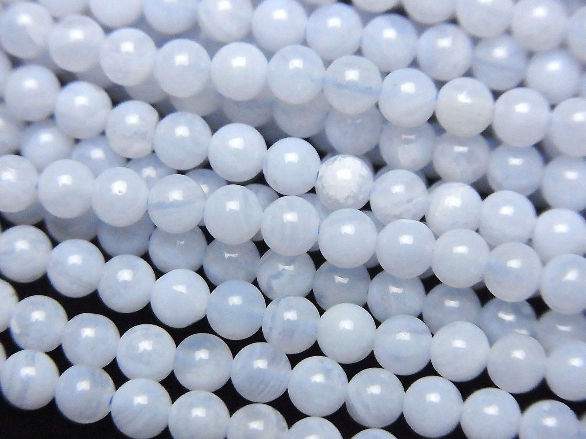 Blue Lace Agate AA++ Round 3mm 1strand beads (aprx.15inch/38cm)