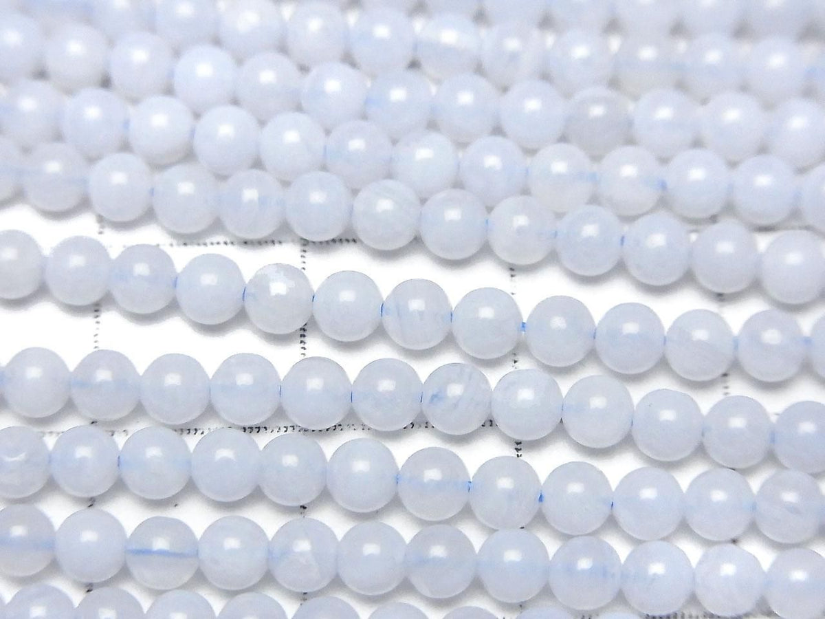 Blue Lace Agate AA++ Round 3mm 1strand beads (aprx.15inch/38cm)
