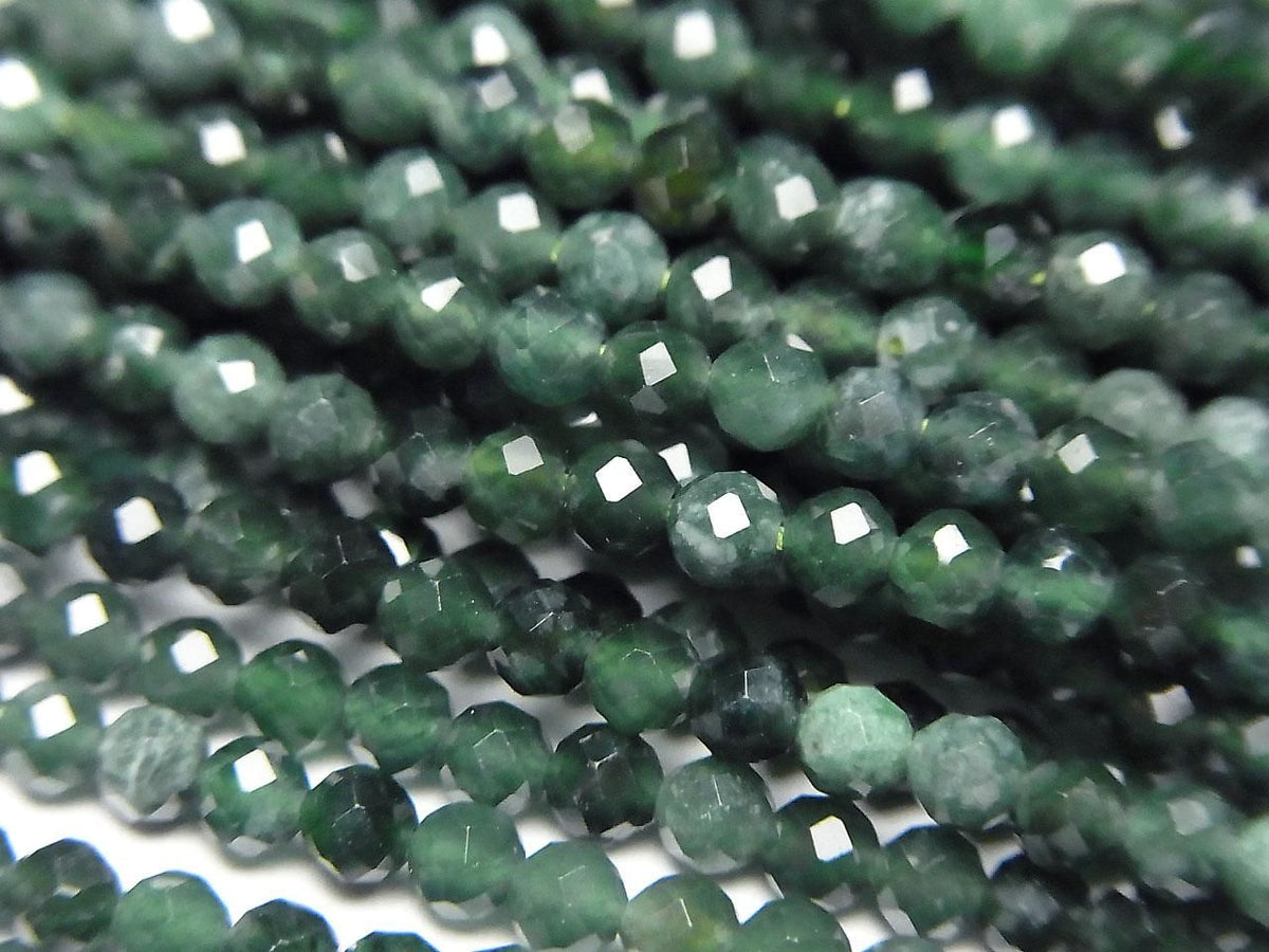 Guatemalan Jadeite (Jadeite) AA++ Faceted Round 3mm 1strand beads (approx. 15 inches/37 cm) High Quality!
