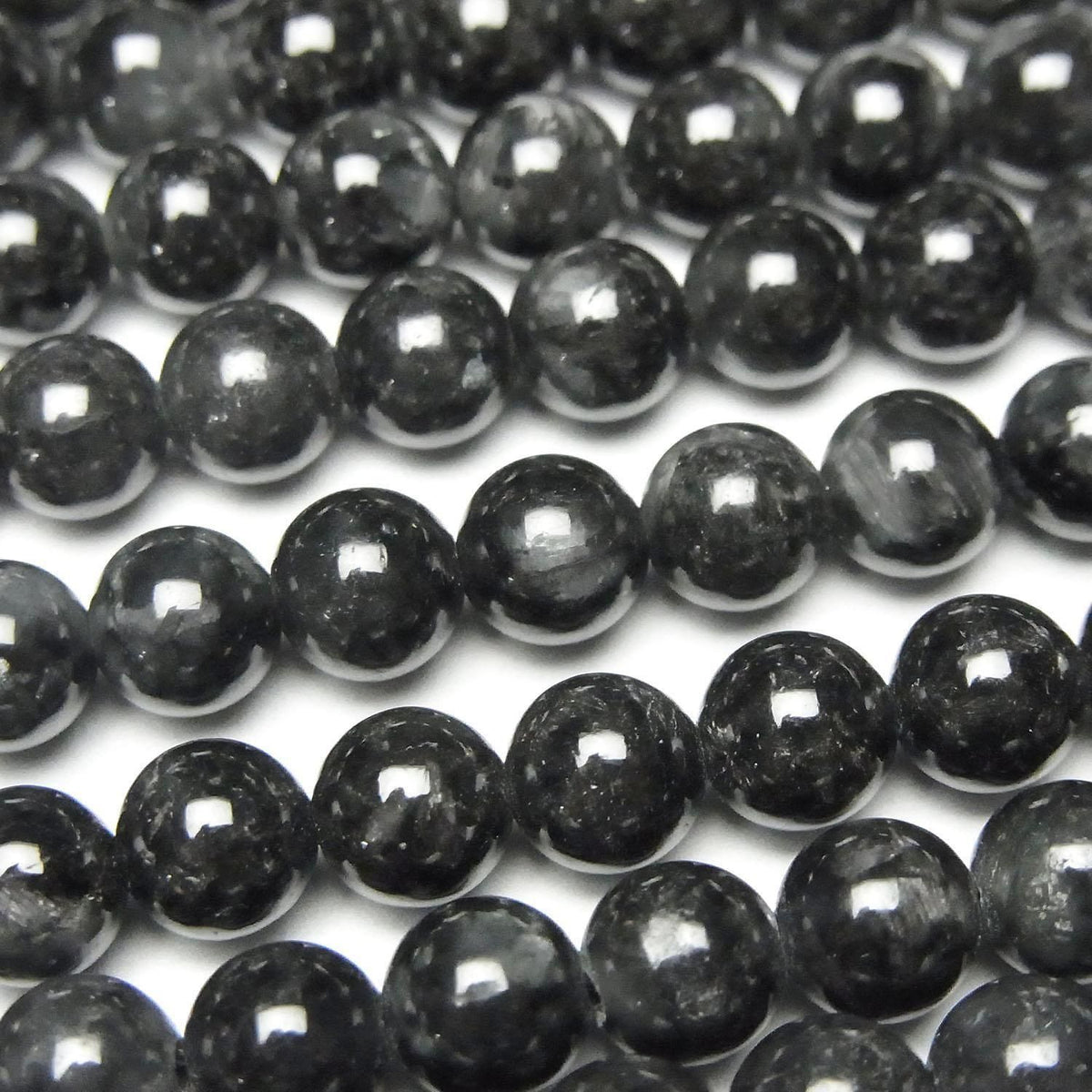 Black Jadeite AAA Round 6mm half or 1strand beads (approx. 15 inches/38 cm)
