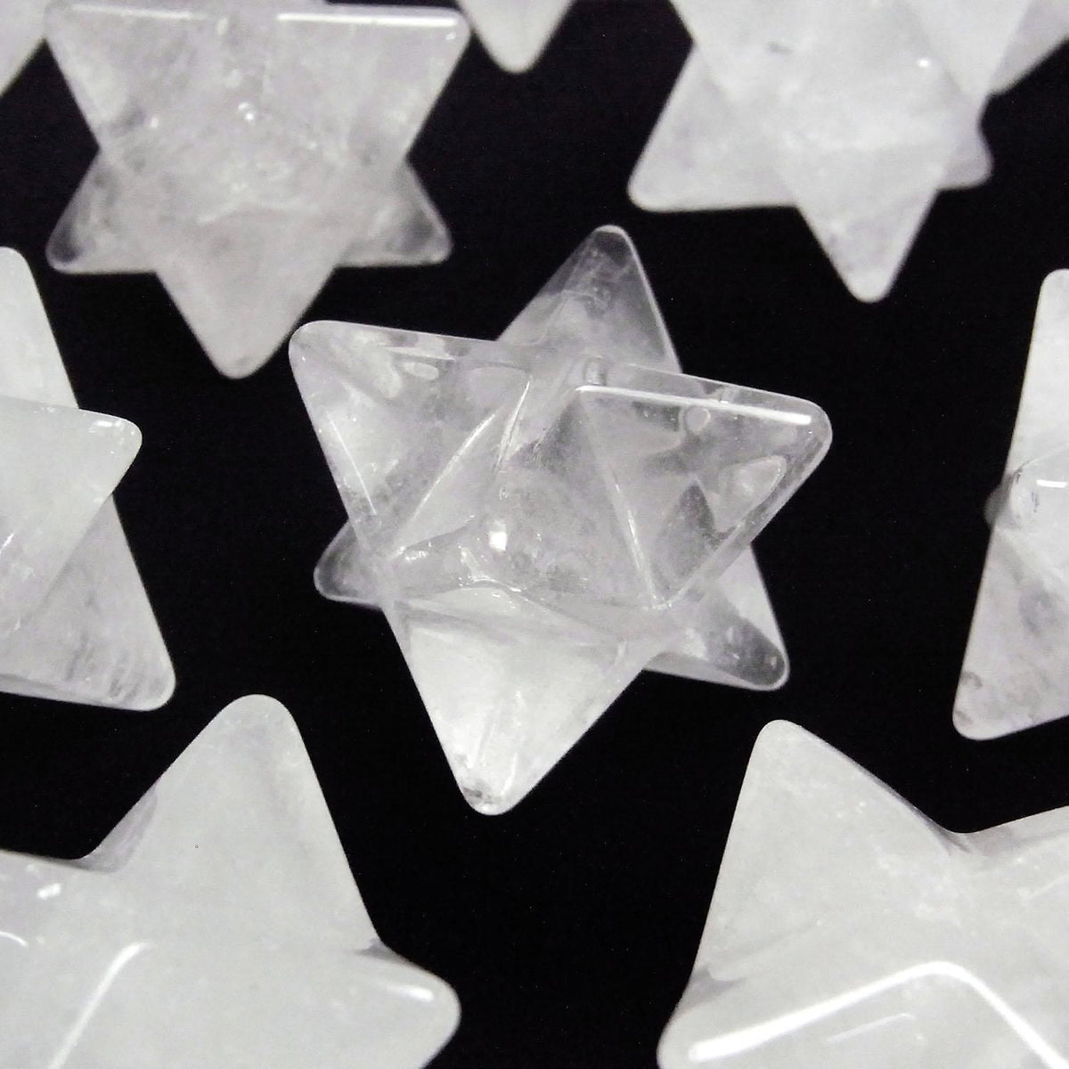 Pakistani Himalayan Quartz AA Merkaba 35mm 1pc