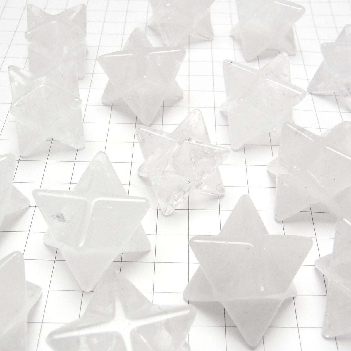Pakistani Himalayan Quartz AA Merkaba 35mm 1pc