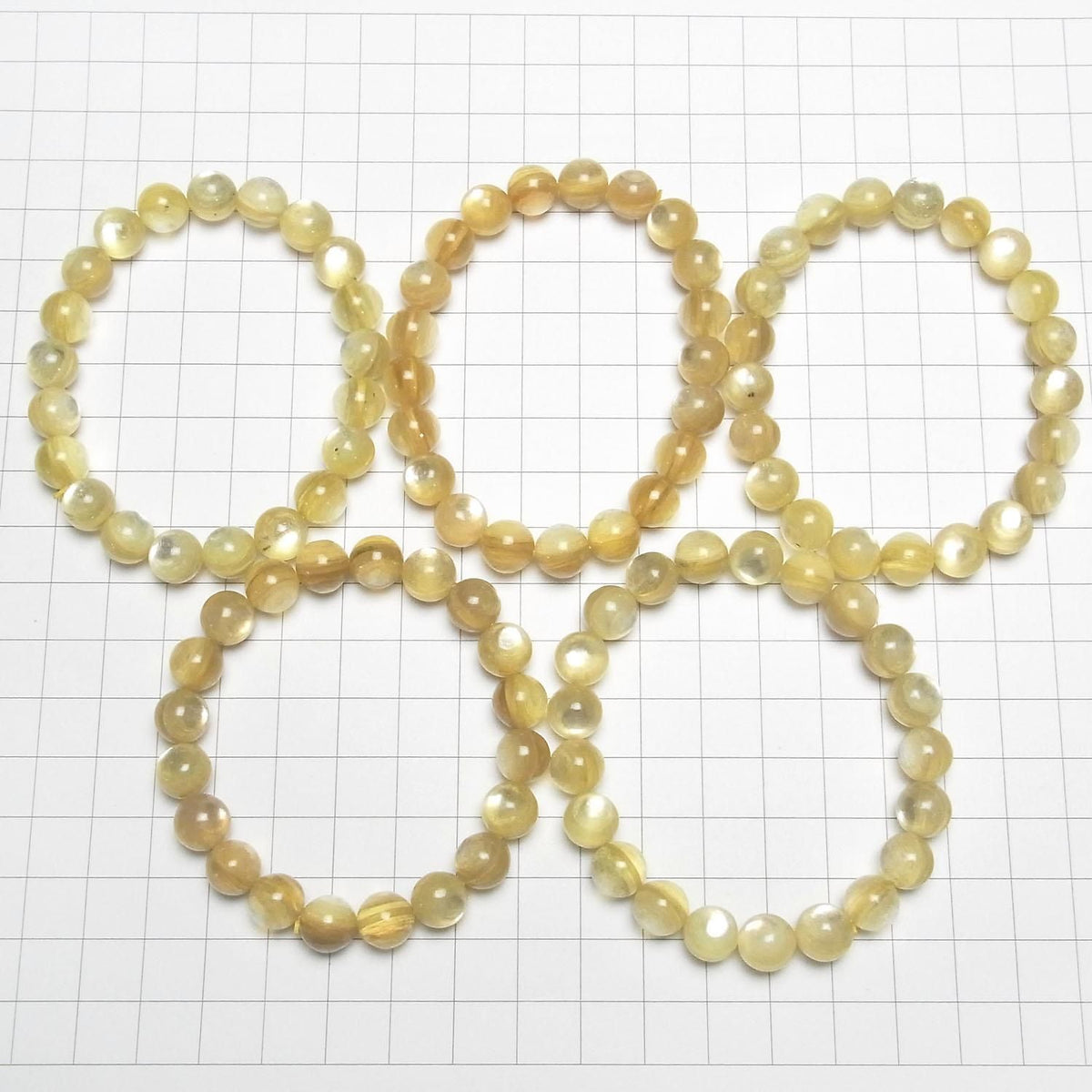 Golden Mica AAA Round 9mm 1strand beads (Bracelet)